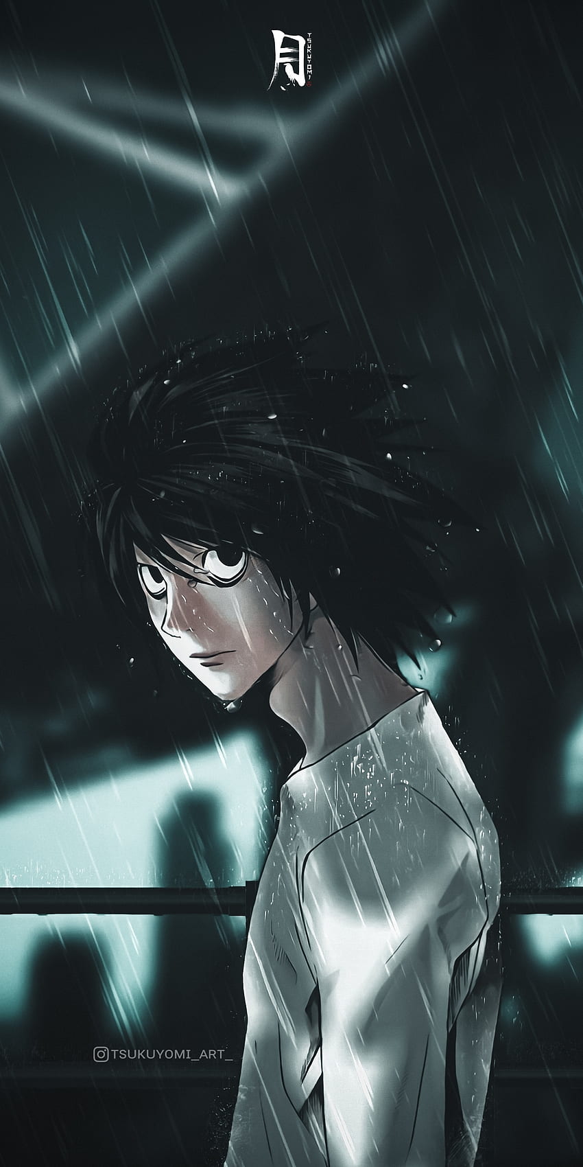 L & Kira🌗🌧 #L #kira #death #deathnote #animes #edit #weeb #rain #sce