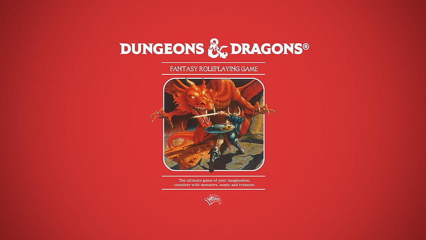 Arte - Larry Elmore 1983 Red Box art: DnD, Dungeons & Dragons papel de parede HD