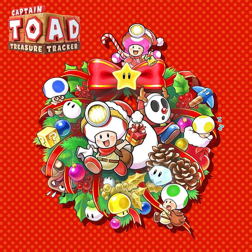 Happy Holidays from Captain Toad Funny christmas  Nerdy christmas Mario  bros Kirby Christmas HD wallpaper  Pxfuel
