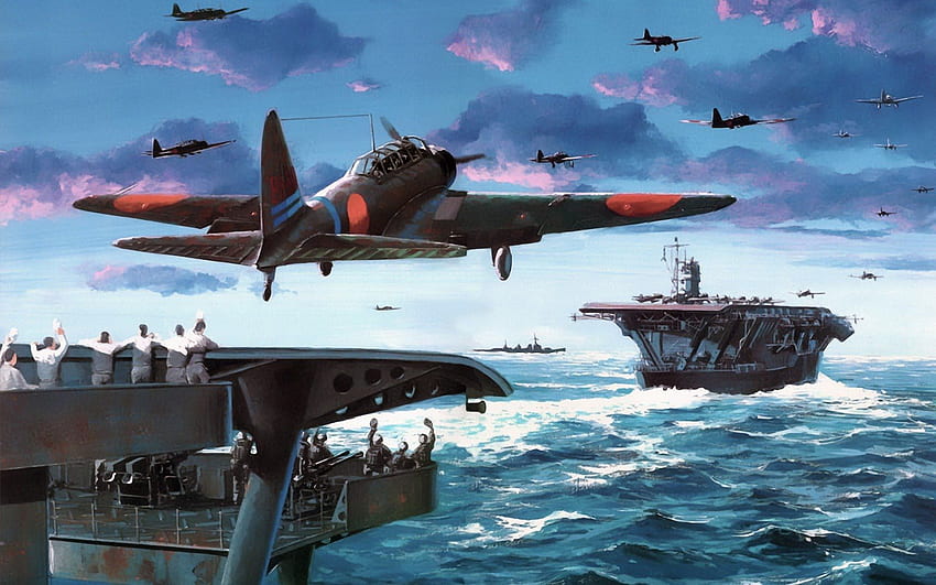 สงครามโลกครั้งที่สอง: กองทัพเรือจักรวรรดิญี่ปุ่น วอลล์เปเปอร์ HD