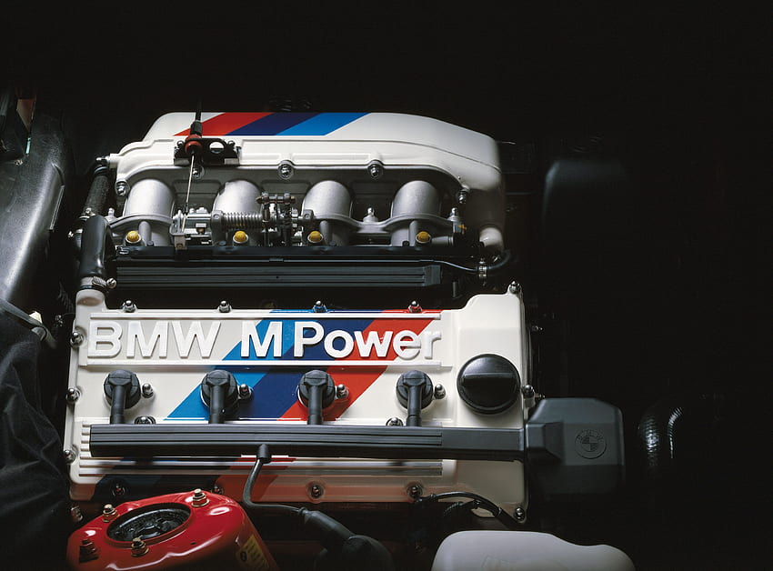 M Power, engine from BMW M3 E30 HD wallpaper