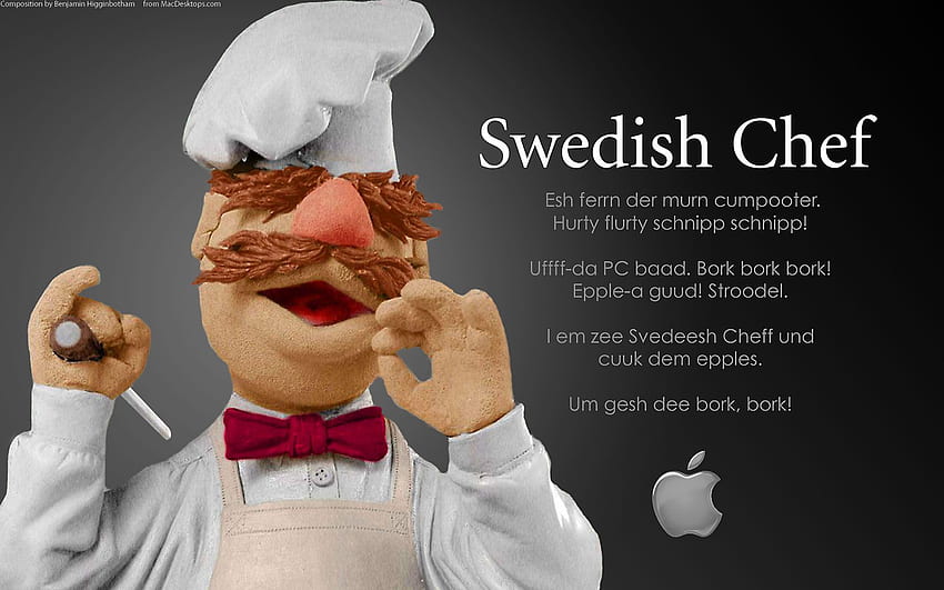 Swedish Chef . Swedish chef, quotes, Swedish HD wallpaper