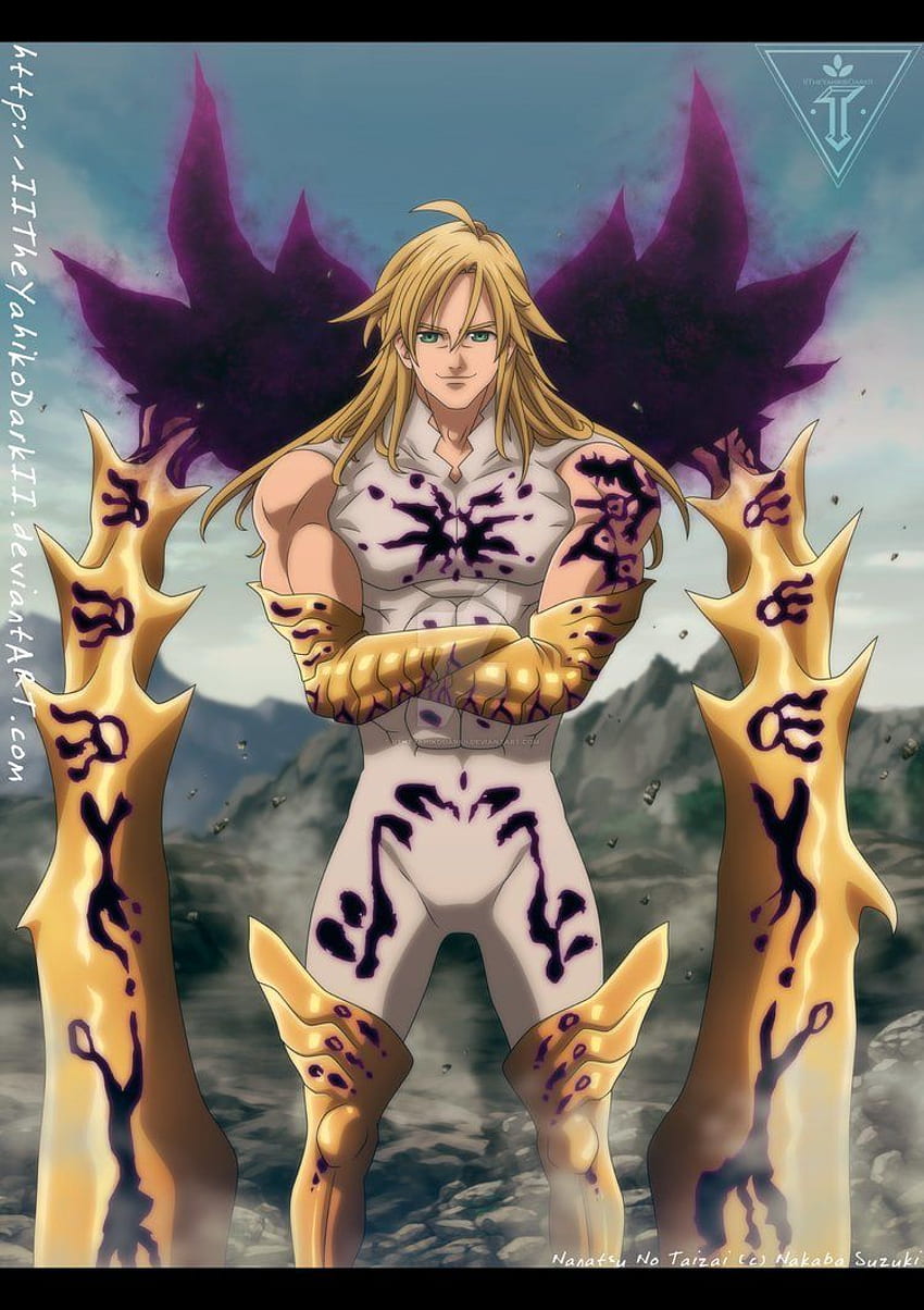 Demon King Meliodas vs Demon King Orochi (OPM) - Battles HD phone wallpaper