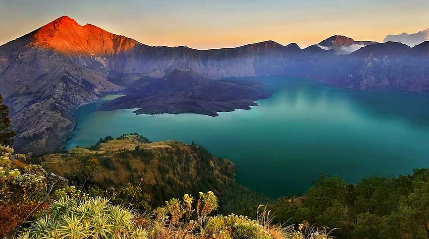 린자니 국립공원 롬복 섬 인도네시아 - 린자니 HD 월페이퍼