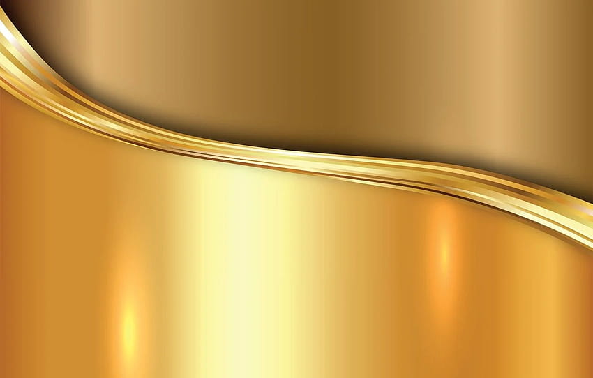 metal, gold, vector, metal, plate, golden, background, Golden Gradient HD wallpaper