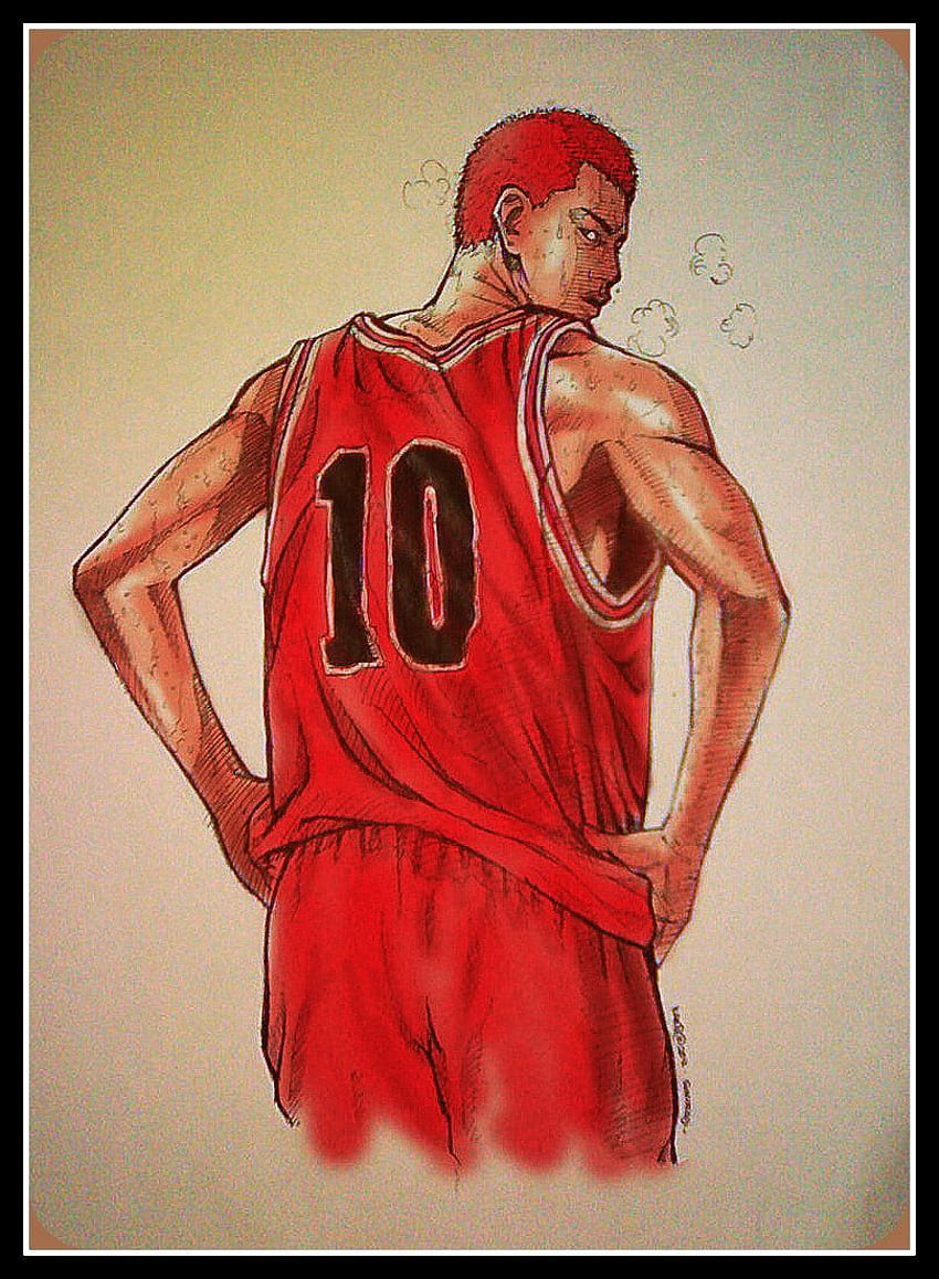 Sakuragi Hanamichi jest oparty na graczu NBA Dennisie The Worm Rodmanie Tapeta na telefon HD