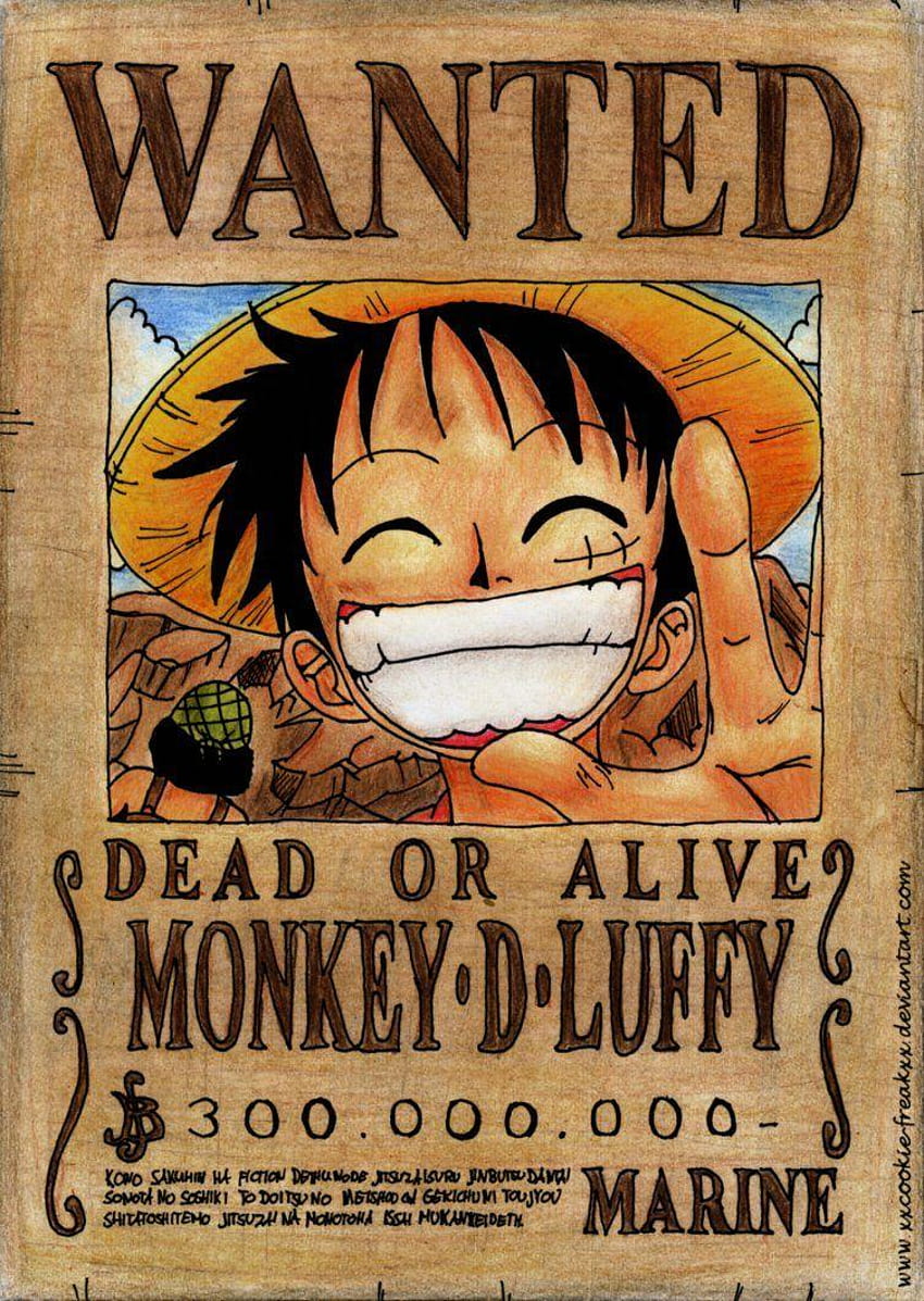 Wanted Poster One Piece, Баунти Франки HD тапет за телефон
