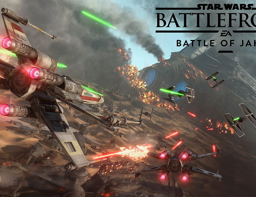 PSA: Star Wars Battlefront'un Battle of Jakku DLC'si Bugün Geliyor HD duvar kağıdı
