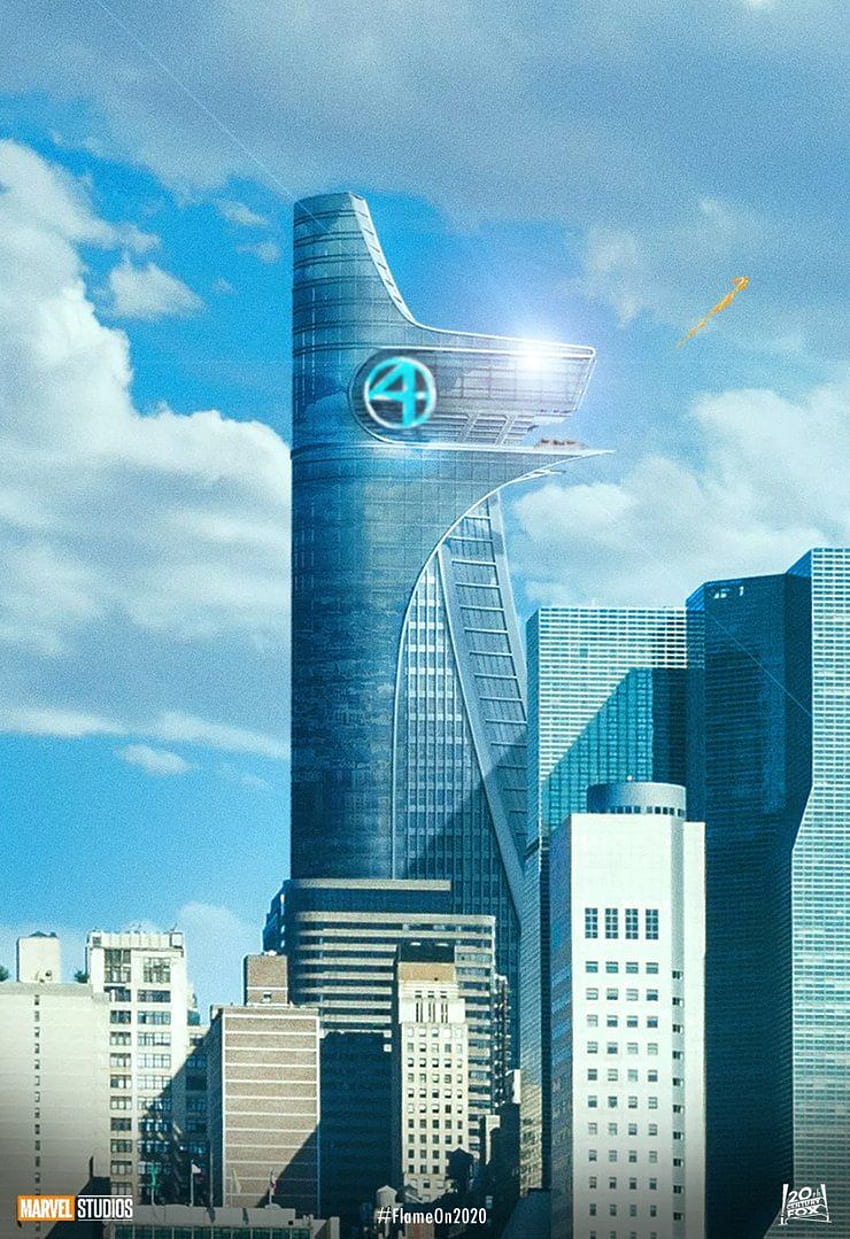 Stark Tower Avengers Tower. Fantastic four, Marvel HD phone wallpaper