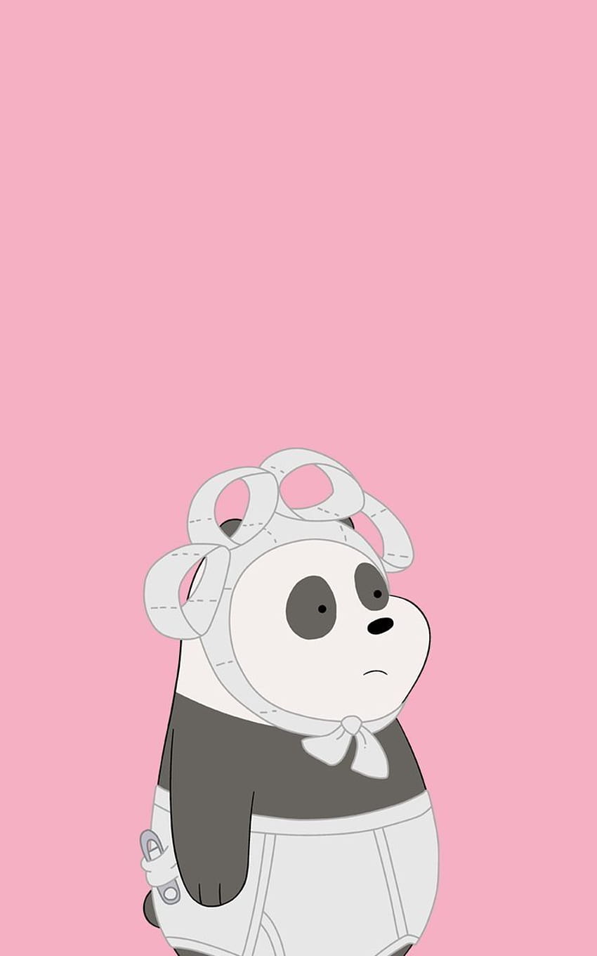 Słodka panda We Bare Bears, We Bare Bears Kawaii Tapeta na telefon HD