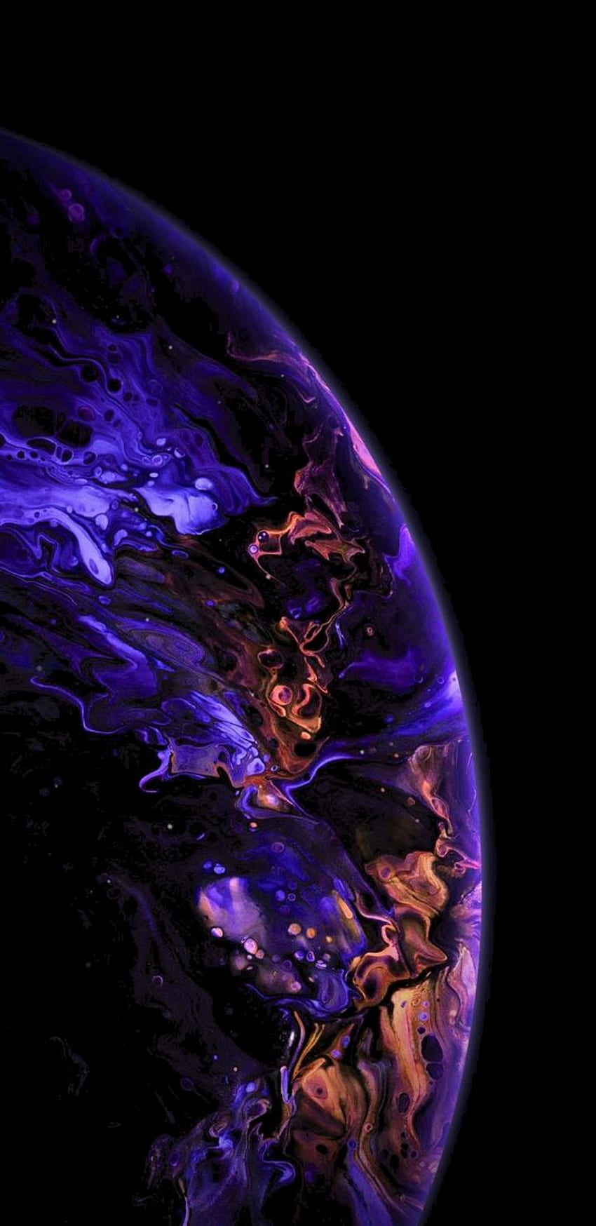 Reddit - Amoledbackground - Purple Pill Planet []. Colourful iphone, iPhone , Original iphone , OLED Phone HD phone wallpaper