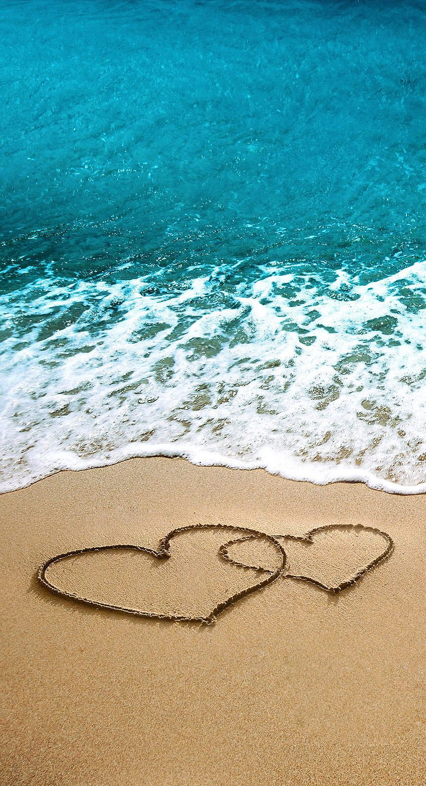 Love! ❤️. Summer , Beach , Heart Love Beach HD phone wallpaper ...