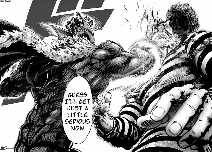 One Punch Man Manga-Panels Ok Gif HD-Hintergrundbild