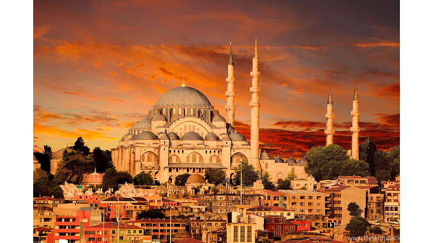 Historical Istanbul, Turkey Background HD wallpaper