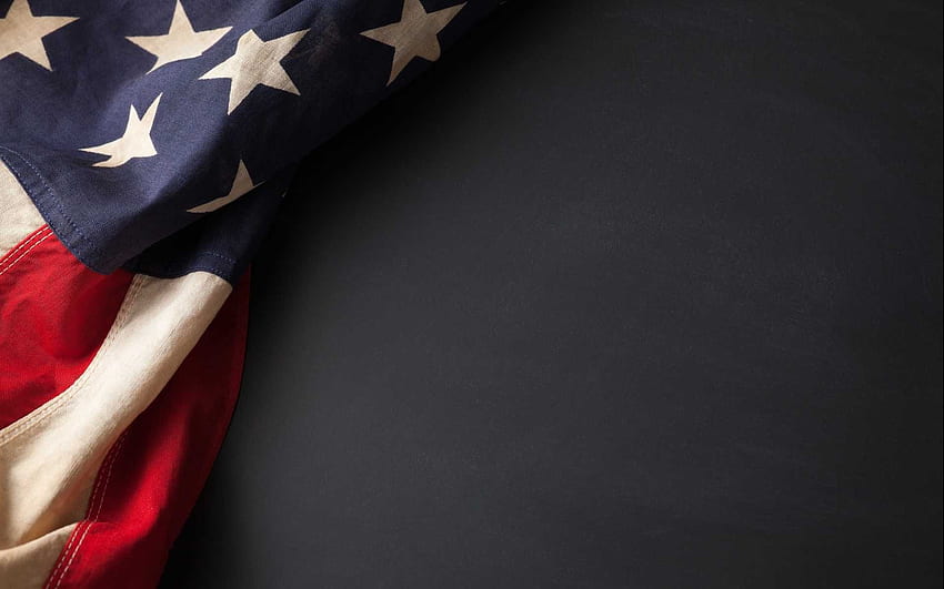 Bandeira americana Melhor coleção de bandeira dos EUA, bandeira americana escura papel de parede HD