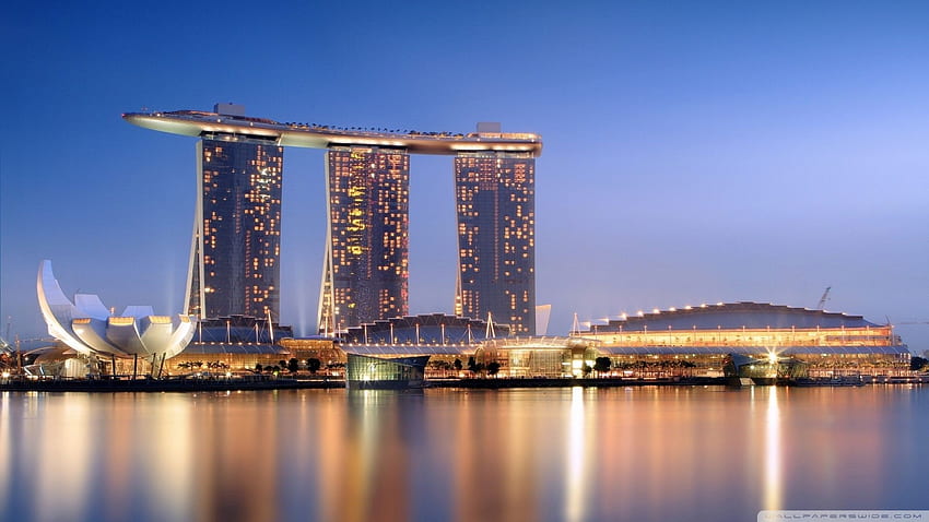Marina Bay Sands Singapore ❤ for Ultra, Singapore Skyline HD wallpaper