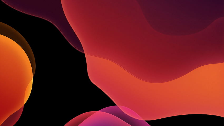 iOS 13 - Orange (Dark) Retina Ultra, Color Retina HD wallpaper