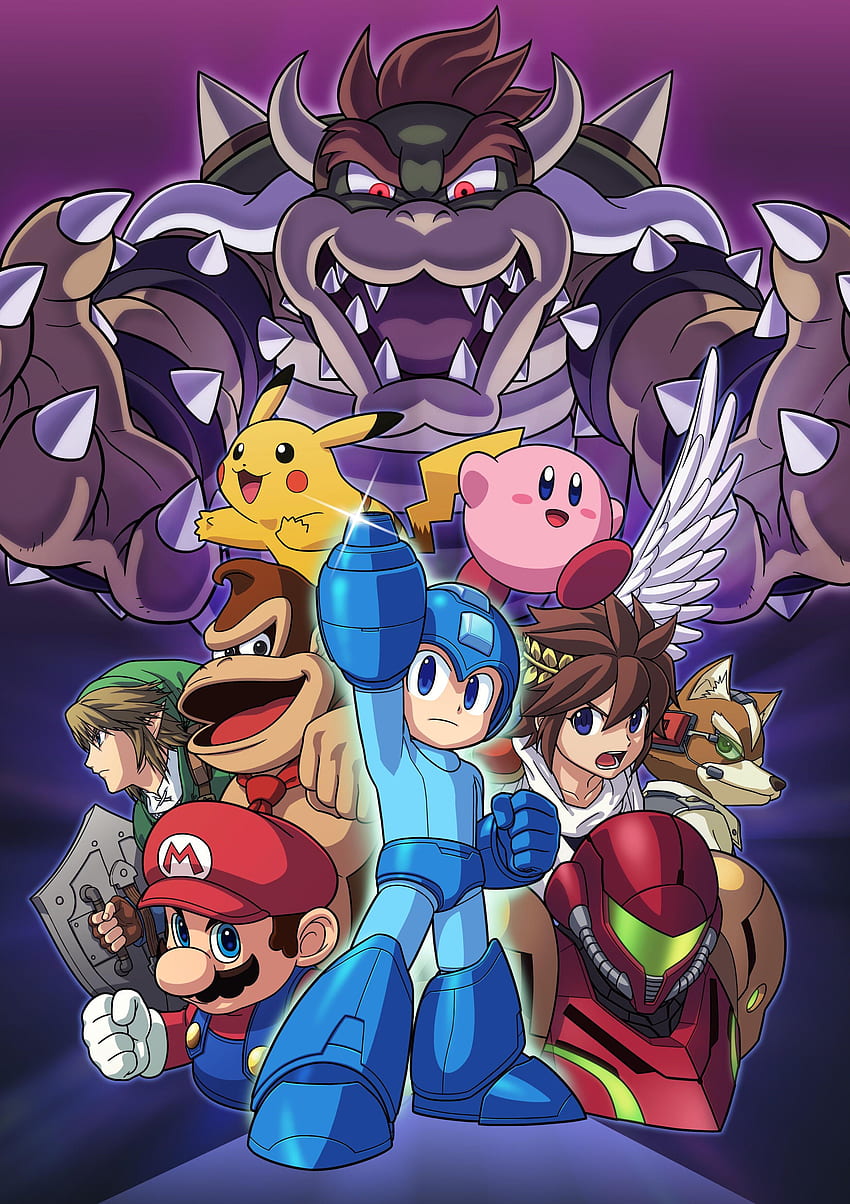 Super Smash Bros. 4 Mega Man official artwork: Megaman HD phone wallpaper