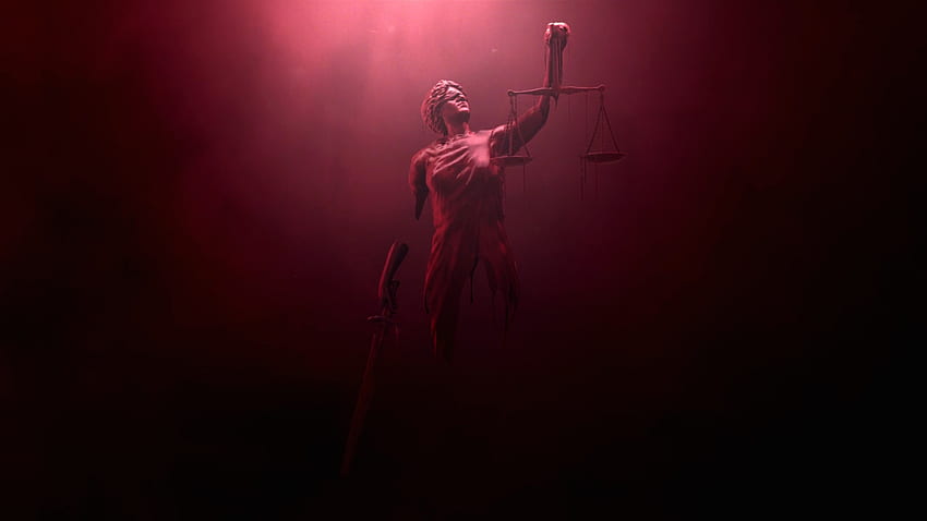 here is another one someone else posted of the intro showing Lady Justice. HD wallpaper