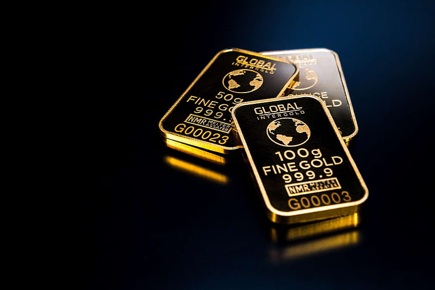 collection, commerce, gold, gold bars, golden, Wealth HD wallpaper