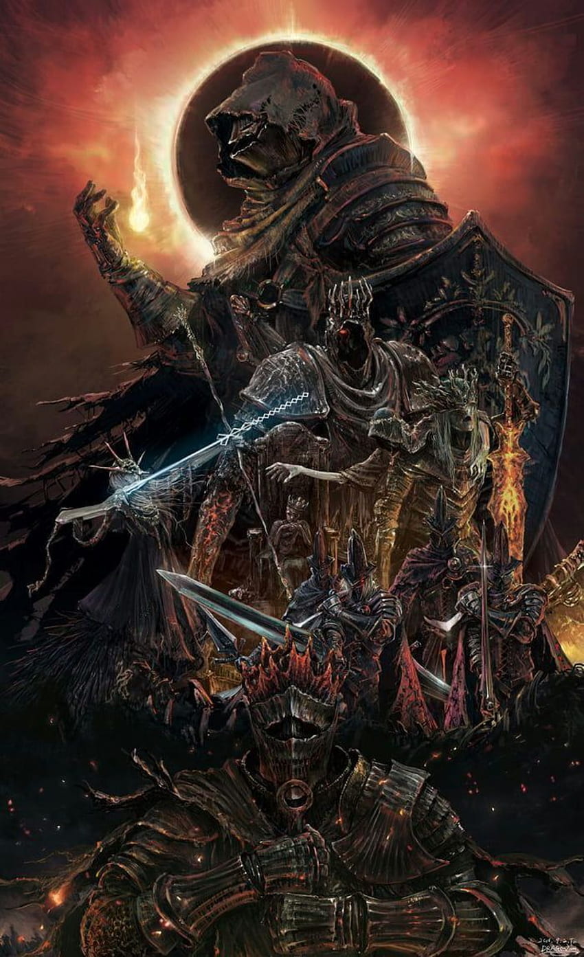 Post. Dark Souls-Kunst, Dark Souls 3 Boss HD-Handy-Hintergrundbild