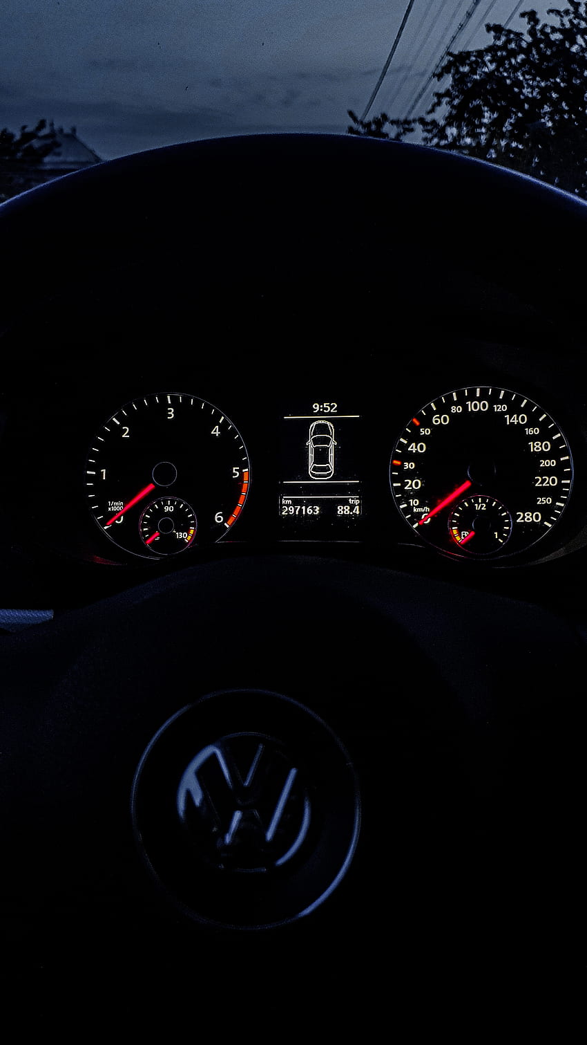 Volkswagen, gauge, automotive_design HD phone wallpaper