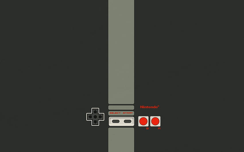 NES-Illustration, Nintendo, Nintendo Entertainment System, klassisches Nintendo HD-Hintergrundbild