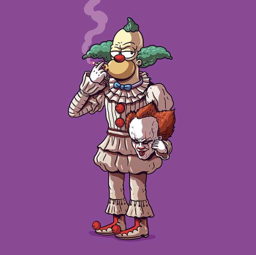 Pop Culture Icon Are Unmasked in This Delightful Series of Art By Alex Solis, Cartoon Pennywise HD wallpaper