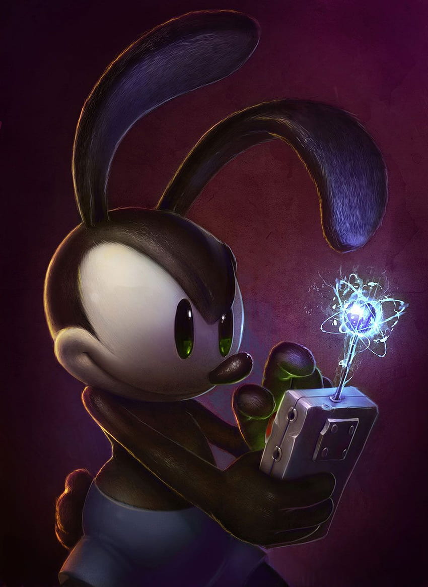 Oswald-Konzept aus Epic Mickey 2: The Power of Two. Disney epischer Micky, epischer Micky, Oswald der glückliche Hase HD-Handy-Hintergrundbild
