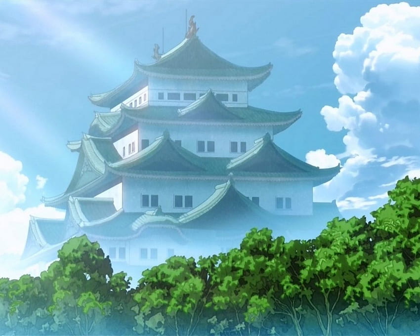 Japanese Tower & Green Trees . Japanese Tower & Green HD wallpaper | Pxfuel