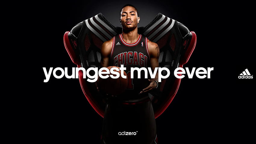 Derrick Rose NBAs Youngest MVP Eastbay, Adidas Basketball HD wallpaper