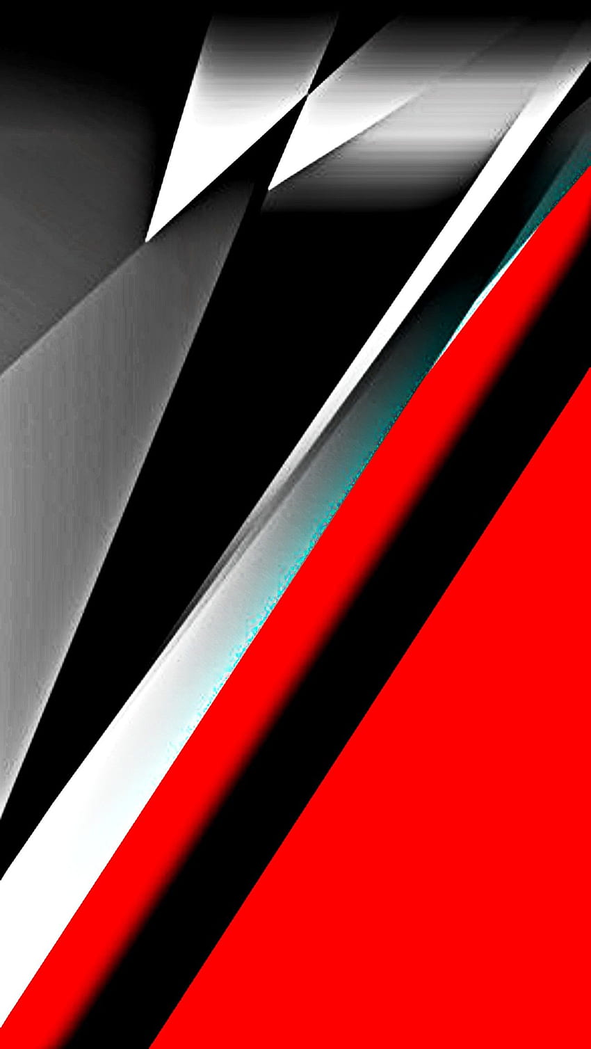 tech black red silver, digital, material, modern, shapes, design, geometric, pattern, gamer, lines HD phone wallpaper