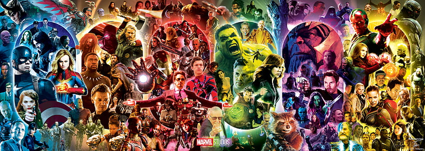 Logo de l'univers cinématographique Marvel, Marvel MCU Fond d'écran HD