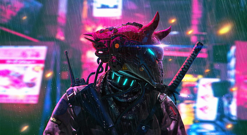 Cyberpunk, neón, futurista, ciencia ficción, luces de neón, ciudad futurista • Para ti Para y móvil fondo de pantalla