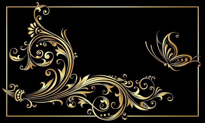 Black and Gold, Elegant Black and Gold HD wallpaper | Pxfuel
