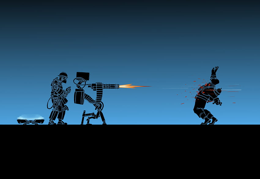TF2: Engineer Bot X Pyro ( ). Team Fortress 2, Team Fortress, Pyro, Funny Engineer HD wallpaper