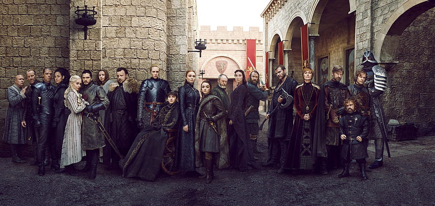 Stagione 8, 2019, Game of Thrones, cast Sfondo HD