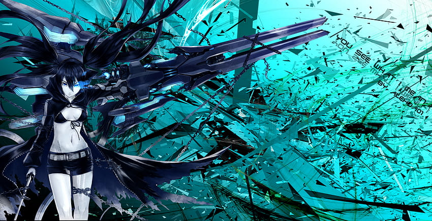 You see what I mean (Black Rock Shooter), black, shooter, , rock, you see what i mean HD wallpaper