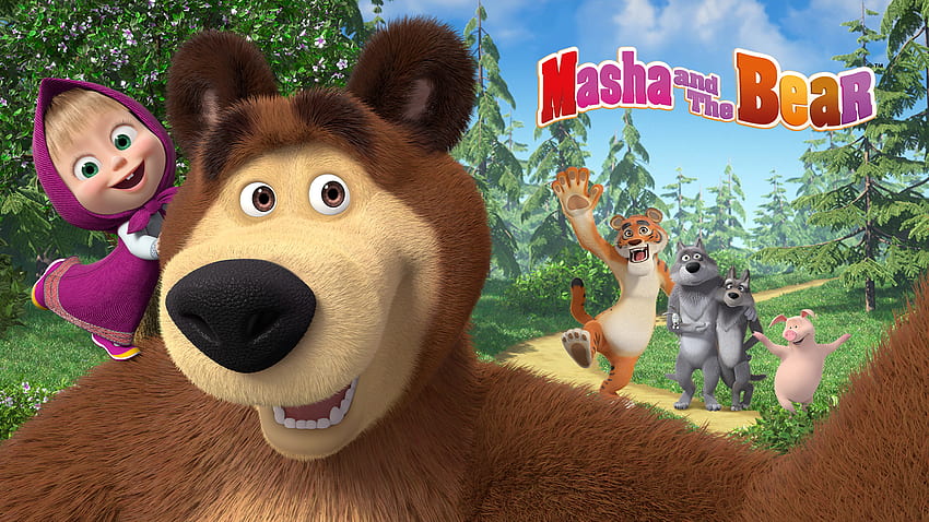 Televisa führt in Mexiko erstmals neue Masha and the Bear-Inhalte im Fernsehen ein – Animaccord, Masha And The Bear HD-Hintergrundbild