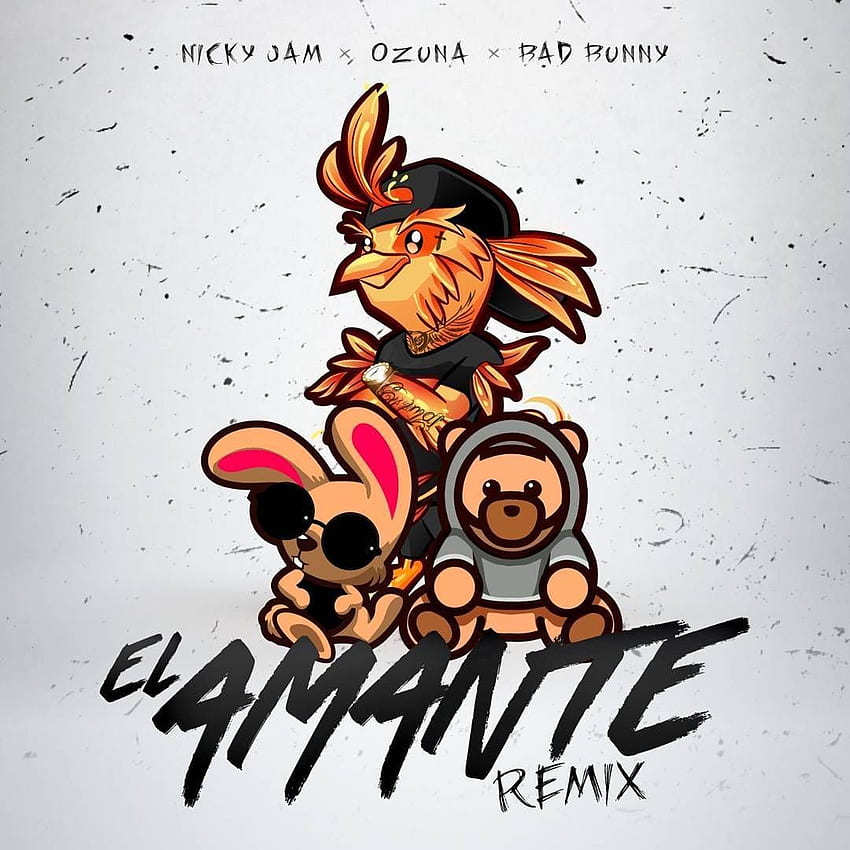 El Amante Remix - Nicky Jam ft Ozuna y Bad Bunny. Bunny HD phone wallpaper