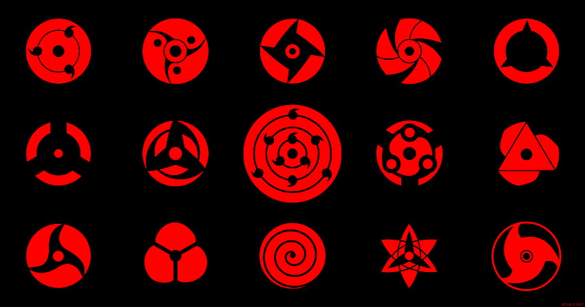 Red, Sharingan (Naruto), Naruto, Mangekyō Sharingan, Boruto (Anime ...