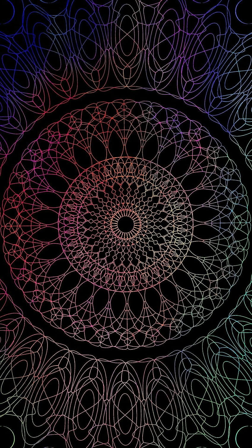 Mandala iPhone, Simple Abstract Mandala HD phone wallpaper