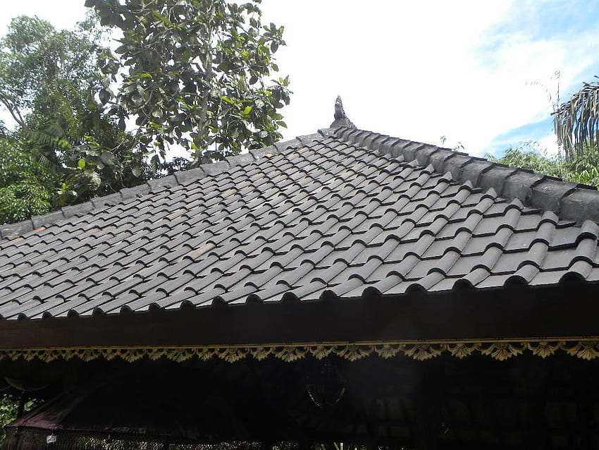 Decking do telhado, telha japonesa papel de parede HD