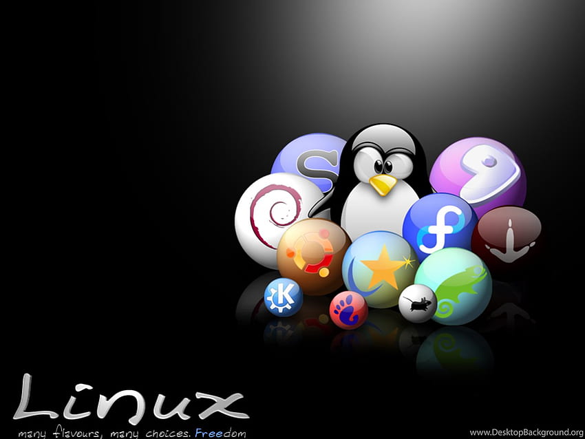 素晴らしい Linux ペンギン ロゴ Android 背景 高画質の壁紙