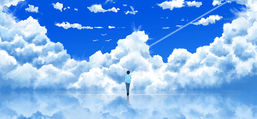 Spokojna samotność, spokojne anime Tapeta HD