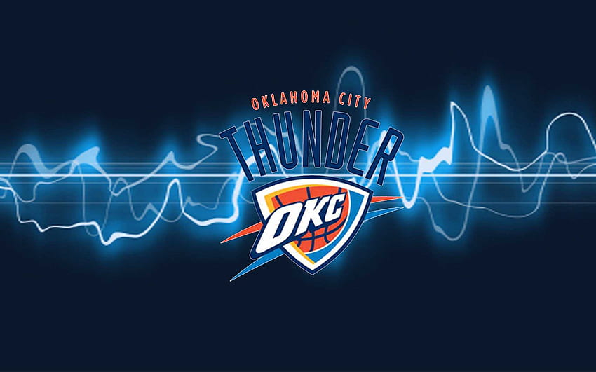 Tuono di Oklahoma City, logo del tuono Sfondo HD