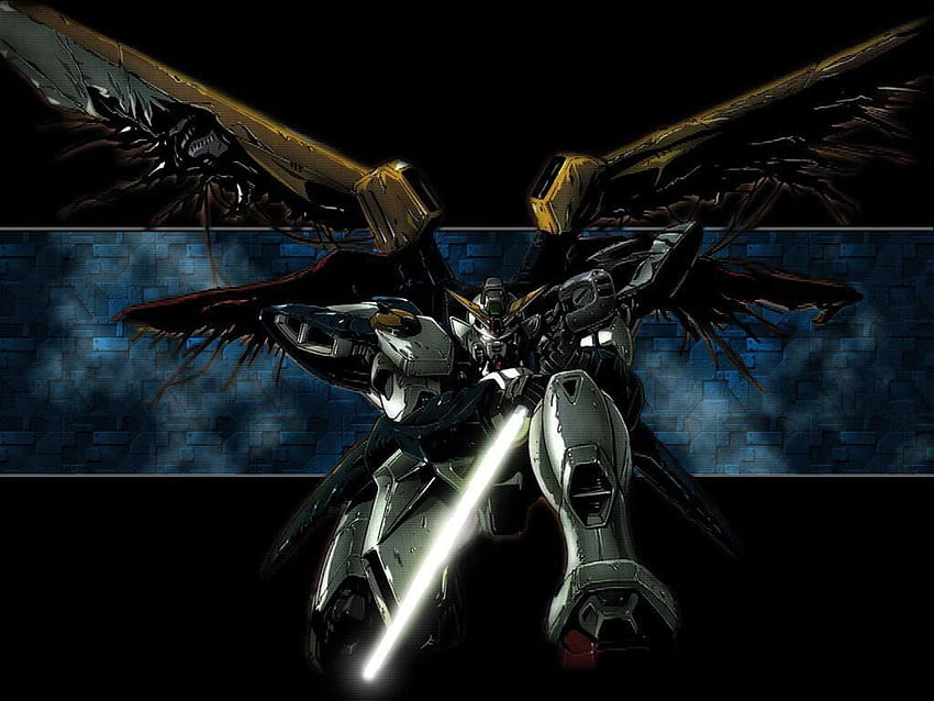 Mobile Suit Gundam Wing: Beschädigter Gundam Wing, Gundam Wing Zero HD-Hintergrundbild
