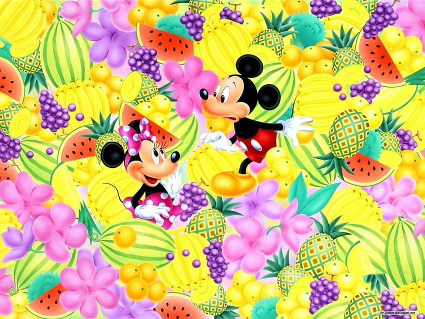 Cartoon - Mickey Mouse Eating Healthy Food -, Disney Food HD wallpaper