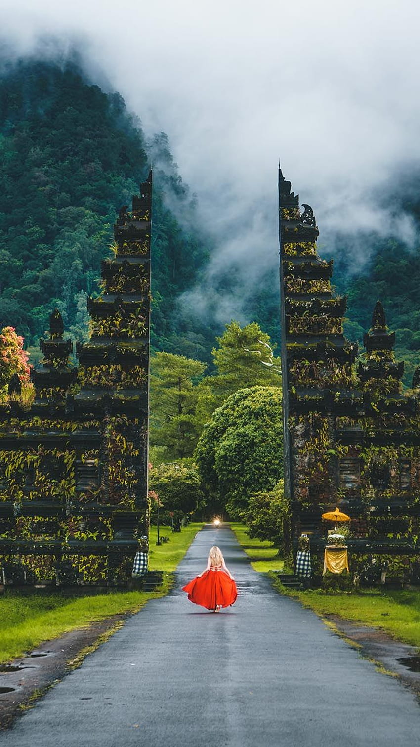 iPhone X des plus belles destinations asiatiques, Bali Indonésie Fond d'écran de téléphone HD