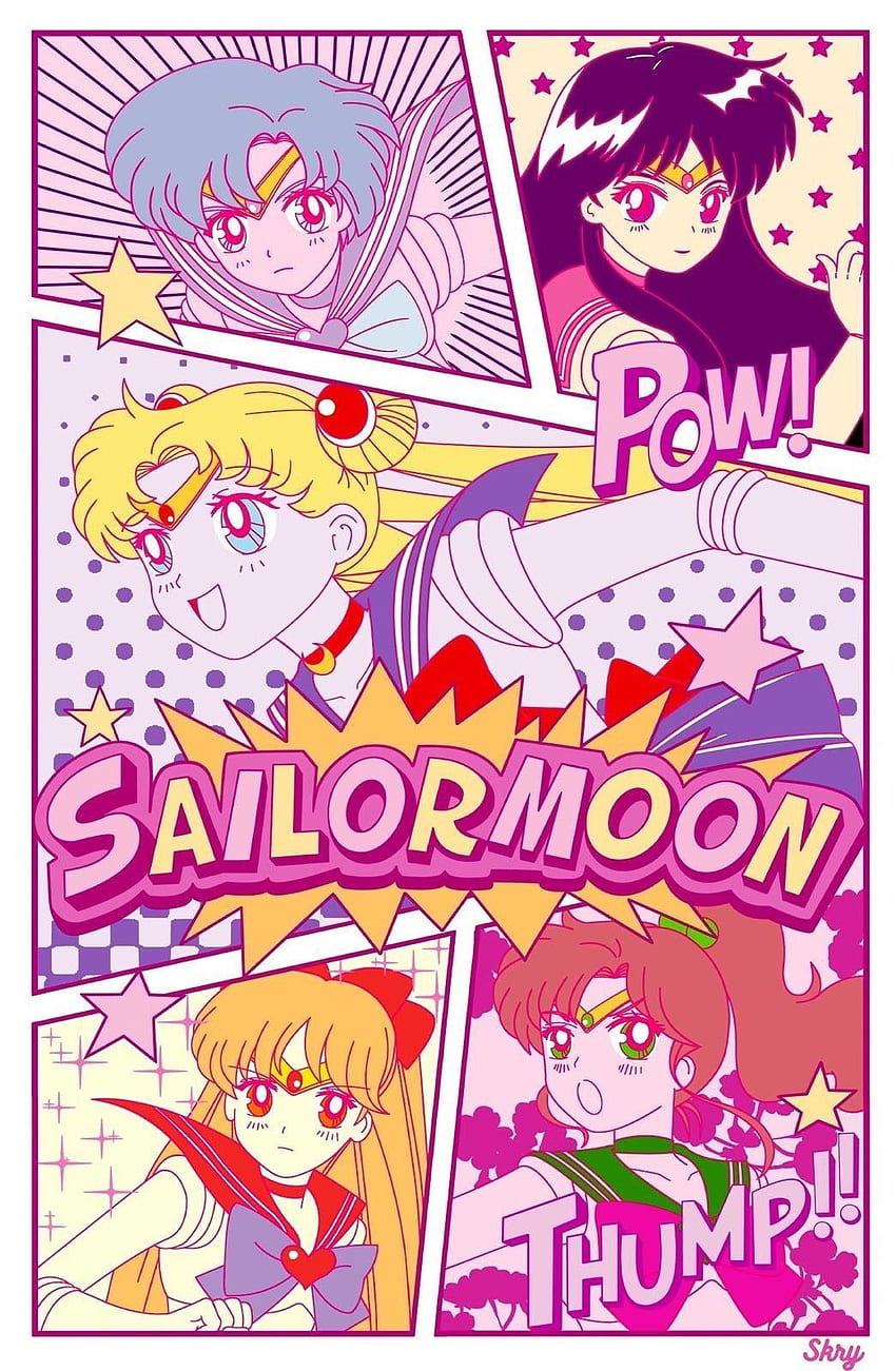 Cats Meow Beacuse On Aesthetic Pastel. Marinero, Estética Sailor Moon fondo de pantalla del teléfono